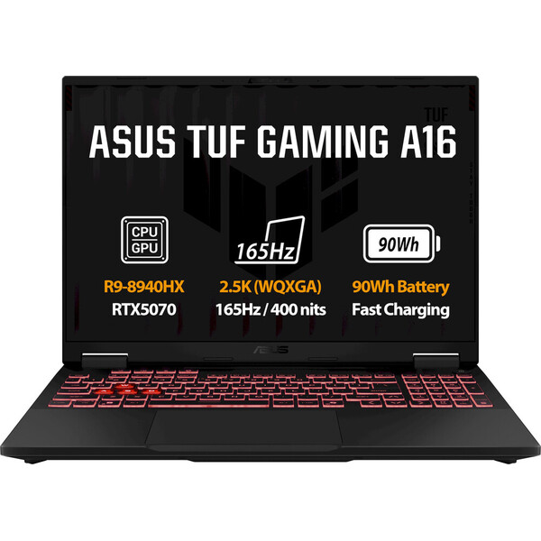 ASUS TUF Gaming A16 (FA608PP-QT025WZ) RTX 5070 šedý