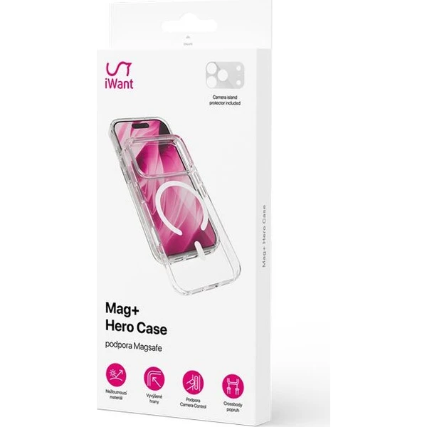 iWant Hero Mag+ kryt pro iPhone 17 Pro Max + camera island protector čirý - Pouzdra - Obrázek d_dac73efed195470eb2ee114e2e1d6adb