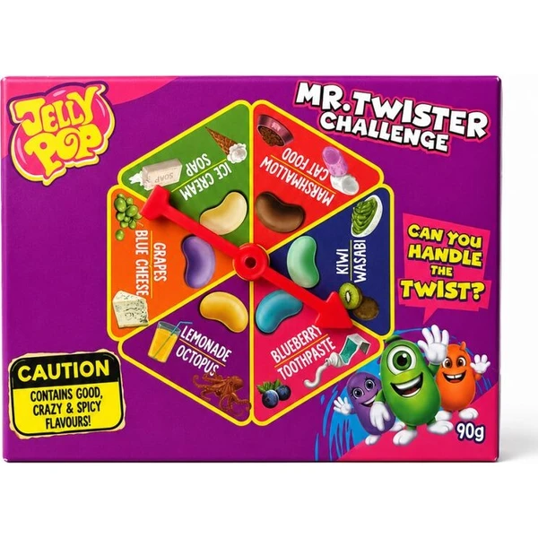 Bonbony JellyPop Mr. Twister Challenge 90 g