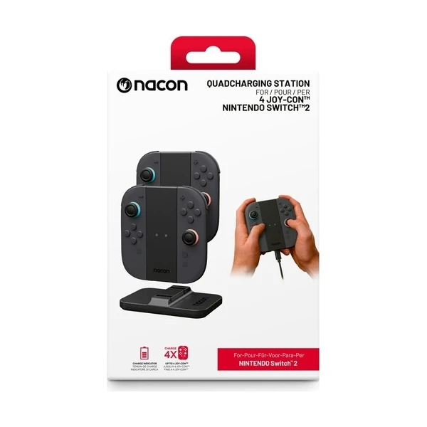Nabíjecí stanice Nacon pro čtyři ovladače Joy-Con 2 - Dokovací stanice - Obrázek d_db27837fbe764c2482f90e6ff359a632