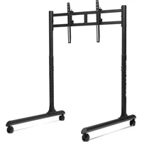 Next Level Racing Round Tube Freestanding Single Monitor Stand samostatný stojan pro 1 monitor - Díly kokpitu