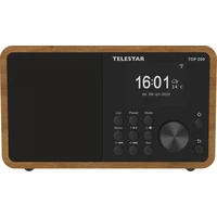 Telestar TOP 200 internetové/DAB+/FM/Wi-Fi/USB/BT rádio hnědé - Rádia