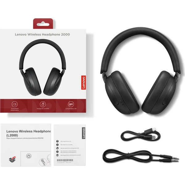 Lenovo Wireless Headphone 2000 bezdrátová sluchátka černá - Sluchátka - Obrázek d_db96512c205545d59f79c174ccdebd14