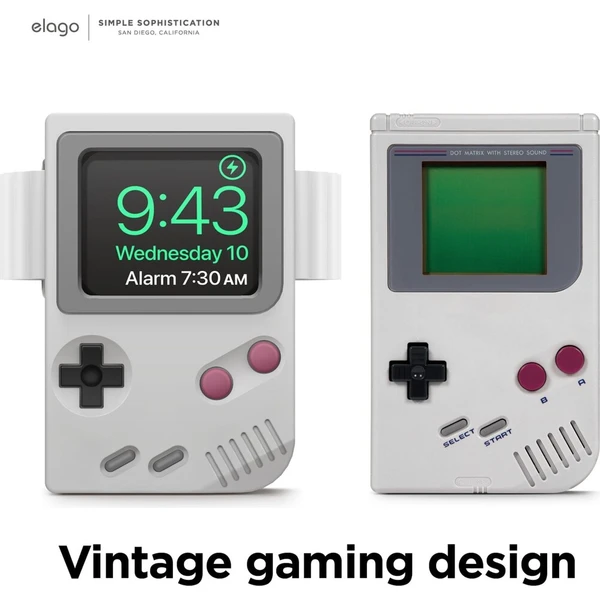 ELAGO W5 Retro stojánek pro Apple Watch Ultra černý - Stojánky - Obrázek d_dba40b8bc1c04e2c901dcf82a306ff61
