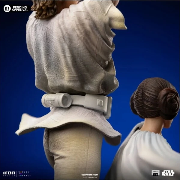 Soška IRON STUDIOS Star Wars - Luke and Leia 41 cm - Sochy a sošky - Obrázek d_dc029424525a4096bebb3886690a61c3
