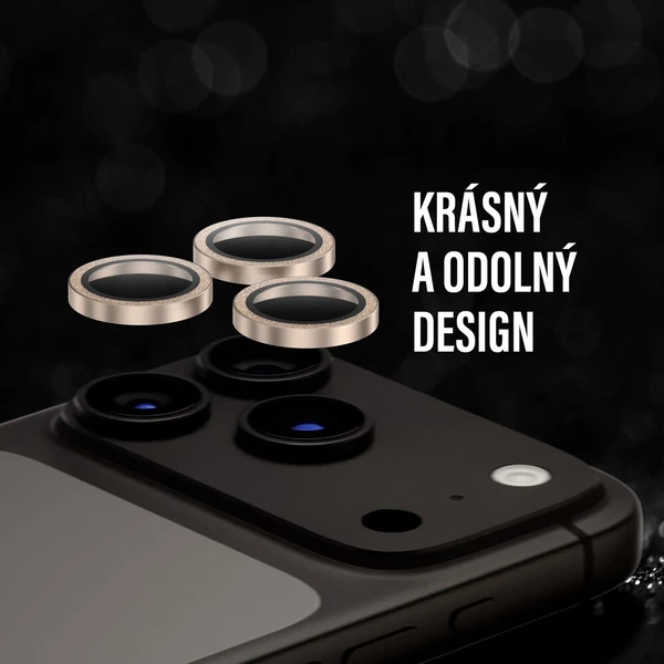 PanzerGlass Hoops ochranné kroužky Apple iPhone 18 Pro/Pro Max třpytivě zlaté - Ochranné folie a skla - Obrázek d_dc344899860e444890a3af06c0d97d84