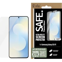 PanzerGlass® SAFE Ultra-Wide Fit sklo Samsung Galaxy S25 FE s instalačním rámečkem - Ochranné folie a skla