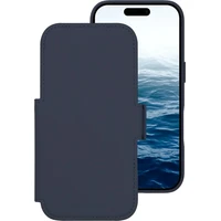 dbramante1928 Lynge ICON MagSafe flip pouzdro iPhone 18 Pro/17 Pro deep water - Pouzdra
