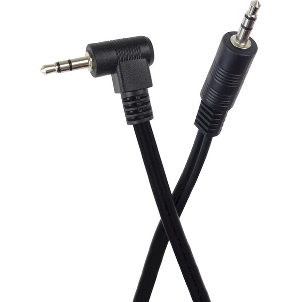 PremiumCord 3,5mm/3,5mm kabel se zahnutým konektorem 1,5m černý - Kabely a redukce - Obrázek d_df5daa24287048158cc47a7937346987