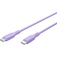 PremiumCord USB-C/USB-C napájecí kabel 60W 1,5m fialový - Kabely a redukce