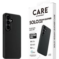 PanzerGlass® CARE SOLO Qi kryt z veganské kůže Samsung Galaxy S26 černý - Pouzdra