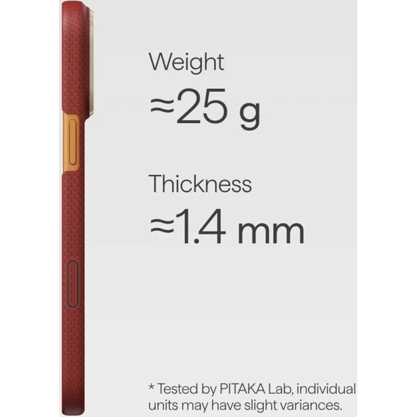Pitaka Edge Case Ink Horse MagSafe kryt iPhone 17 Pro Max Cinnabar - Pouzdra - Obrázek d_dfd962d94ce54233ab80d7accfb6a413