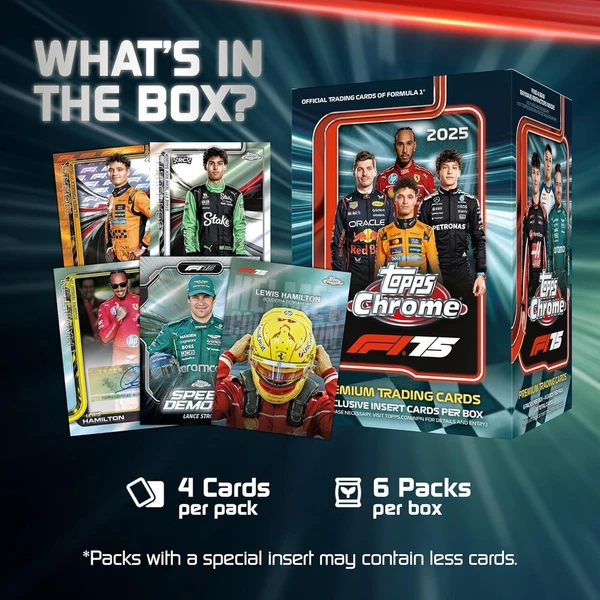 Topps Chrome Formula 1 Value Box 2025 - Karty Formule 1 - Obrázek d_dfe5d35f3ce04a3ea1a6bece90d51bc5