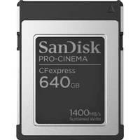 SanDisk CFexpress karta 640GB PRO-CINEMA Typ B - Paměťové karty