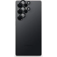 Spello hliníkové ochranné sklo na čočky fotoaparátu pro Samsung Galaxy S26 Ultra černé - Ochranné folie a skla