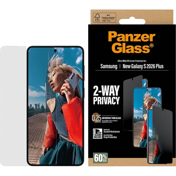 PanzerGlass® Privacy sklo s instalačním rámečkem Samsung Galaxy S26+ - Ochranné folie a skla - Obrázek d_e03da10d1a1a4fc1b815231a964fbcac