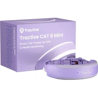 Tractive CAT 6 Mini chytrý GPS lokátor pro kočky levandulový - GPS moduly