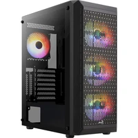 Aerocool Beam-G-BK-v2 Midi-Tower černá - Počítačové skříně