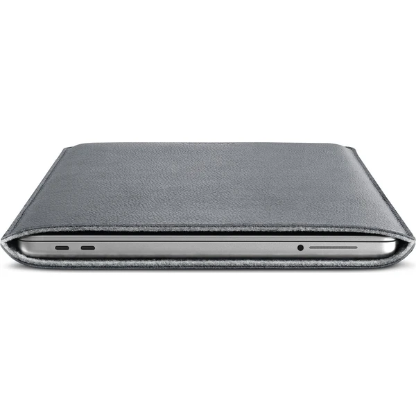 Woolnut Leather Sleeve kožené pouzdro MacBook Neo šedé - Pouzdra - Obrázek d_e08fe4531eaa41c1a5c414bce32a13a7