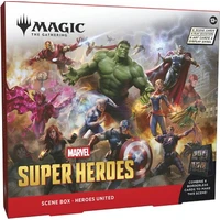 Magic: The Gathering - Marvel Super Heroes Scene Box Heroes United - MTG karty