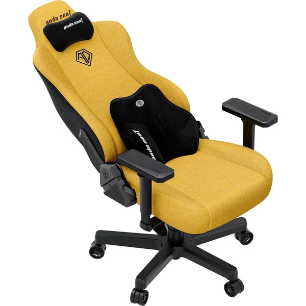 Anda Seat Kaiser 3E XL fabric herní židle jasně žlutá - Židle - Obrázek d_e16b9f8da8c04dfd93b033260ad52d40