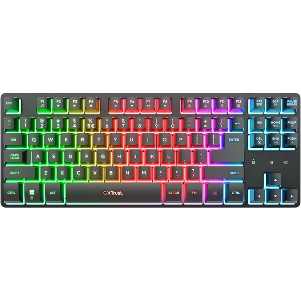 Trust GXT831 Thado TKL/Bezdrátové USB/US/Černá
