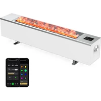 AENO FH1S chytré topení 2000W, efekt plamene bílé - Topidla
