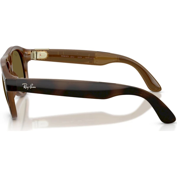 Meta RAY-BAN Aviator Gen 3 (Velké) chytré brýle (hnědá skla) želva - AR brýle - Obrázek d_e273e754995b499fab286e75fc10b661