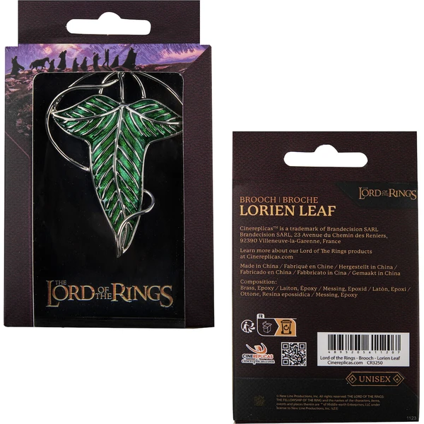 Brož Lord of the Rings - Lorien Leaf - Přívěsky a náhrdelníky - Obrázek d_e2bc7993ac5848c99ad36fac1b708ea8