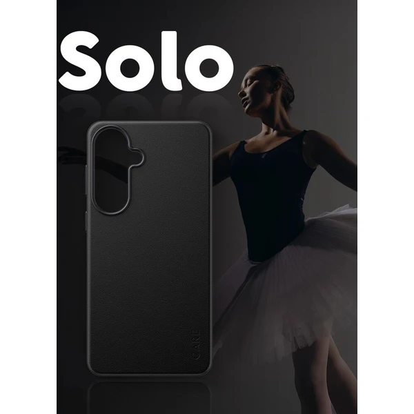 PanzerGlass® CARE SOLO Qi kryt z veganské kůže Samsung Galaxy S26 černý - Pouzdra - Obrázek d_e2ecc30478be4cc9be630af11c41acef