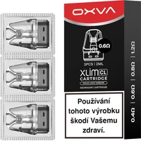 OXVA Xlim CL/V3 Pod Top Fill cartridge 0,6ohm 2ml 3Pack - Cartridge pro elektronické cigarety