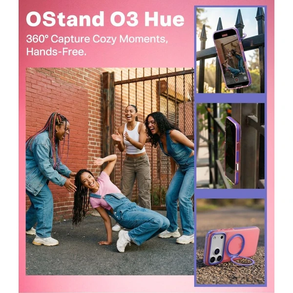 Torras Ostand O3 Hue MagSafe kryt iPhone 17 Pro blush pink - Pouzdra - Obrázek d_e33553905d7a4db7a2e43084242d5119
