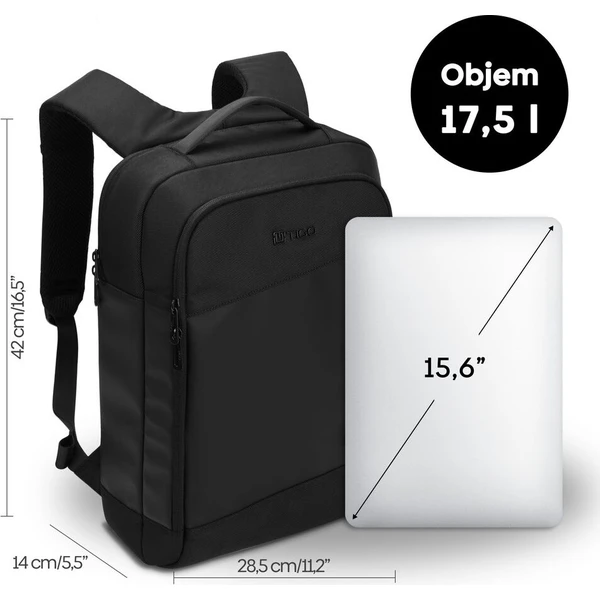 TIGO Vault batoh 15,6" černý - Batohy - Obrázek d_e3d5565b9f184c01b9a15d1fc6d94cc6