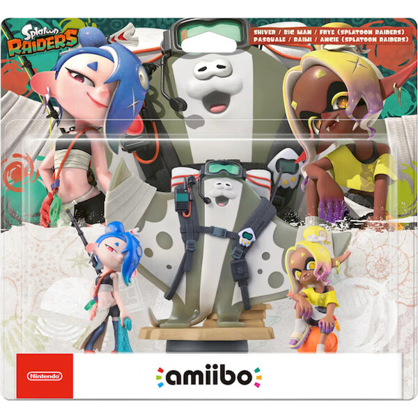 Figurky amiibo Splatoon Raiders Shiver, Frye and Big Man