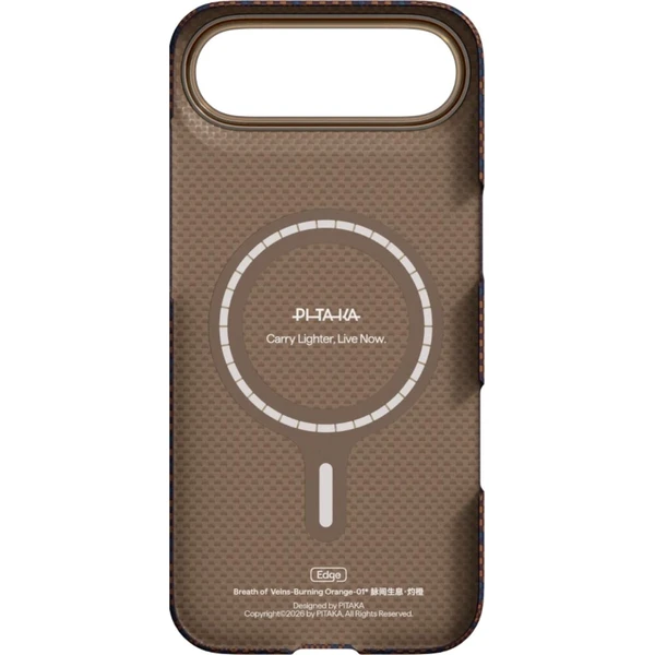 Pitaka Edge Case Breath of Veins MagSafe kryt iPhone Air Burning Orange - Pouzdra - Obrázek d_e4758314b9fe4c12ae969704e394af6b