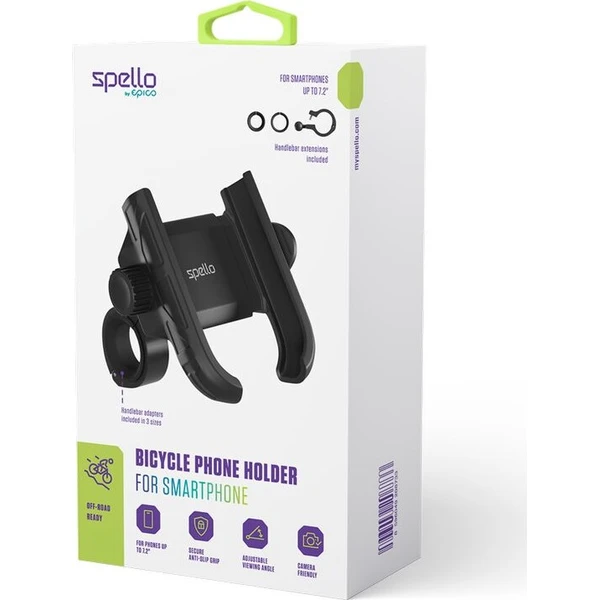 Spello držák na kolo pro telefony až do 7,2” černý - Držáky - Obrázek d_e4967dcd137b4b56be53a9ce2e64dd37