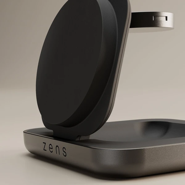 ZENS Nightstand Charger Pro 2 MagSafe/Qi2 2v1 skládací nabíječka (15W) černá - Nabíječky - Obrázek d_e4c7fc6532b0432abcaf7222ab9b1516