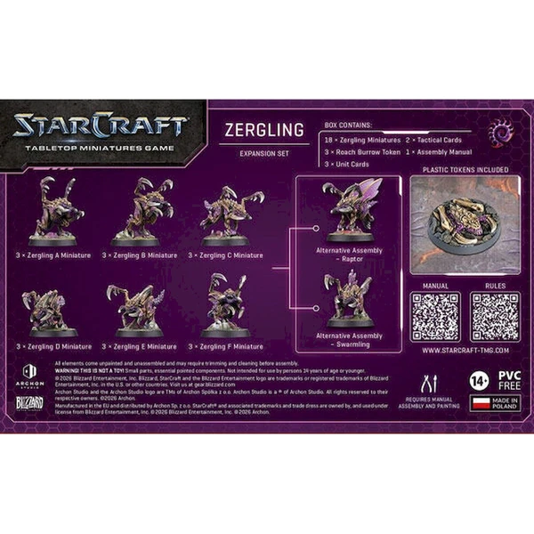 StarCraft The Miniatures Game - Zergling - Zerg - Expansion Set - EN - Deskové hry - Obrázek d_e5728ba5717e4ad2be5e73cef575f619