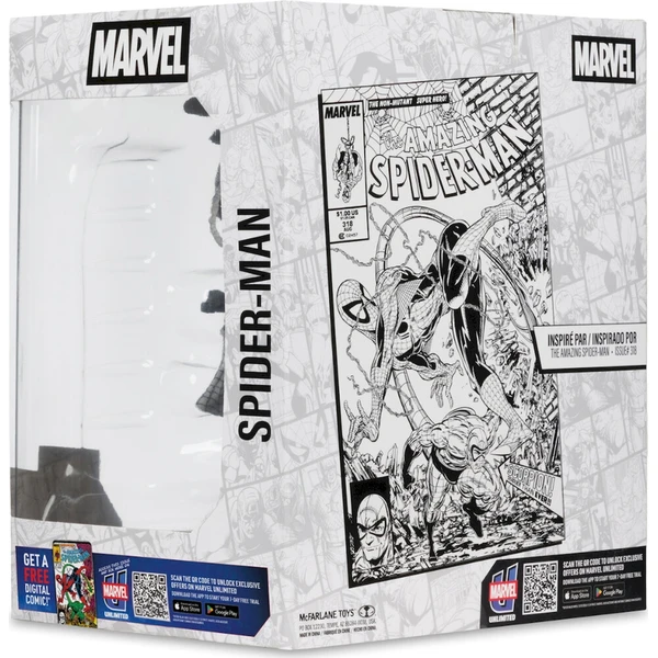 Figurka McFarlane Marvel - Spider-Man (Line Art) (Amazing Spider-Man #318) 17 cm - Figurky - Obrázek d_e5b3a4ae8f5e46b8b0b7c6630f1afe17