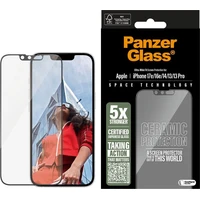 PanzerGlass® Ceramic II sklo Apple iPhone 17e/16e/14/13/13 Pro s instalačním rámečkem - Ochranné folie a skla