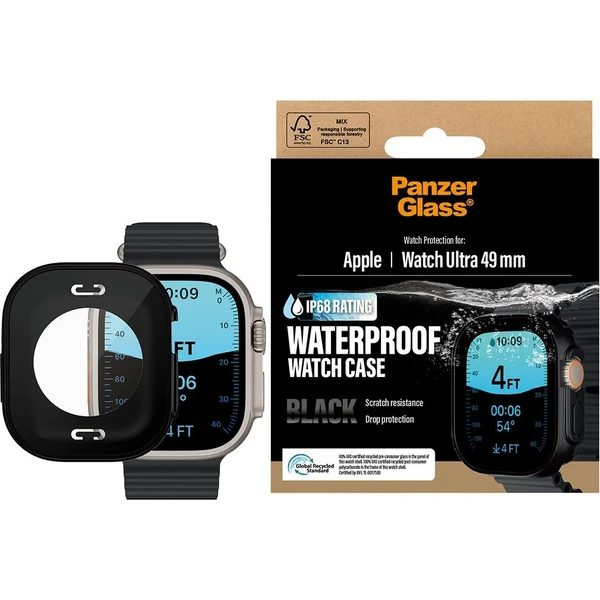 PanzerGlass Waterproof kryt s ochranným sklem Apple Watch Ultra černý - Pouzdra - Obrázek d_e5e3ff7b2550488b9d1b11675f88e4a4