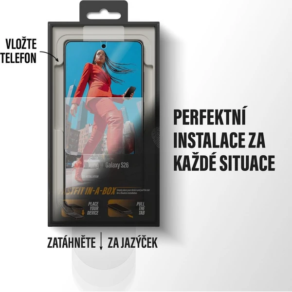 PanzerGlass® Ultra-Wide Fit sklo s bezprašným aplikačním boxem Samsung Galaxy S26 - Ochranné folie a skla - Obrázek d_e60b62a5154244d09994c0fe0228de9f