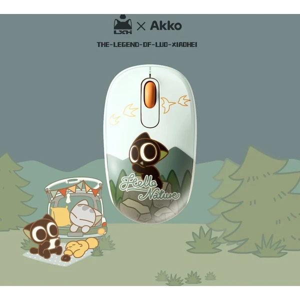 Akko x The Legend of Hei Smart1 bezdrátová myš bílozelená - Myši - Obrázek d_e6316debe4e44ecf81f4411022ad1f5e