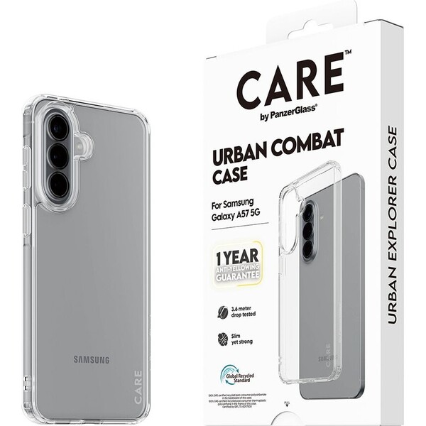 PanzerGlass® CARE Urban kryt Samsung Galaxy A57 čirý