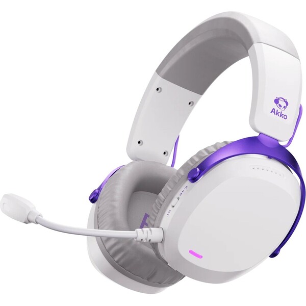 Akko GH300 bezdrátový headset bílý Bílá