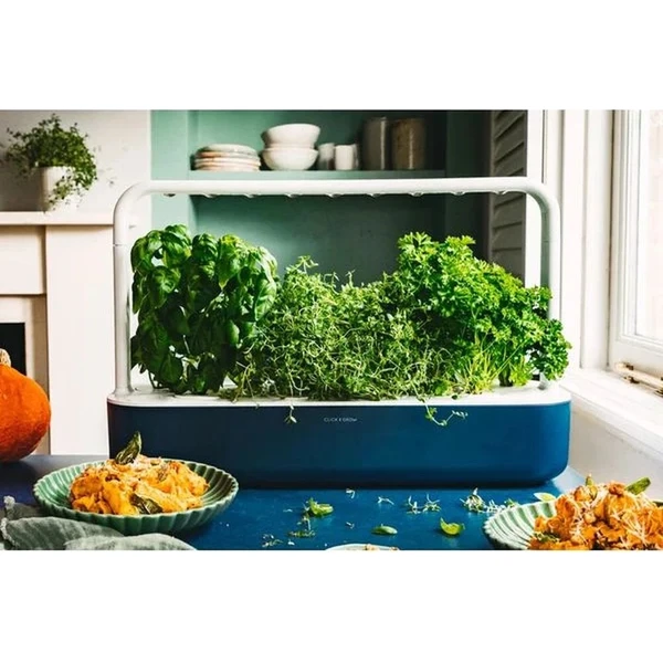 Click and Grow Smart Garden 9 chytrý květináč + 9ks kapslí se semínky tmavě modrý - Květináče - Obrázek d_e6bbd417f1764a86b980b17fc8d1f088