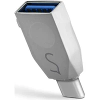 iWant USB-C /USB-A redukce na klíče stříbrná (2.gen) - Kabely a redukce