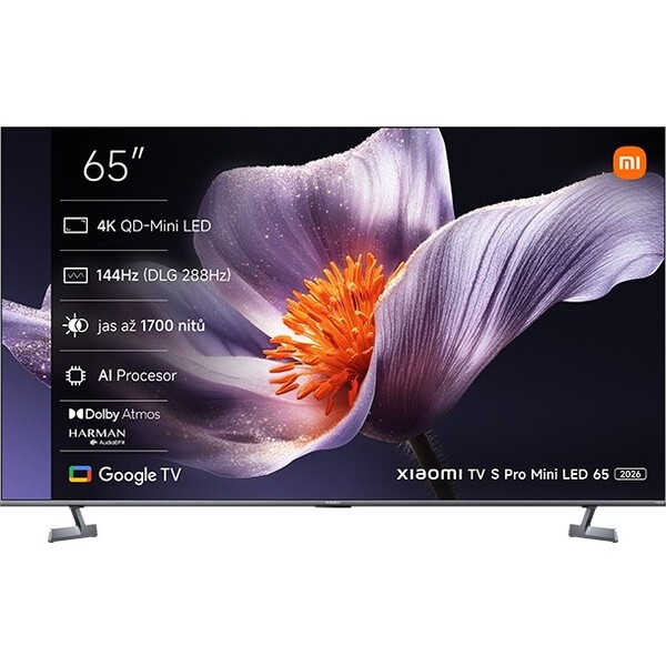 Xiaomi TV S Pro mini LED 65" Šedá