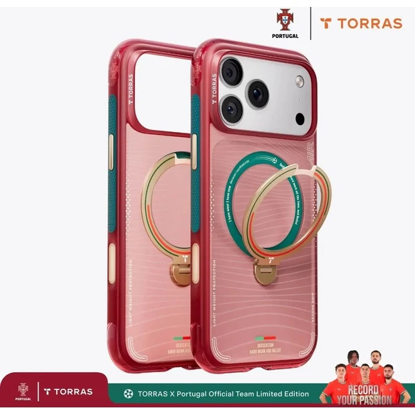 Torras Ostand Q3 Air World Cup Limited MagSafe kryt iPhone 17 Pro red - Pouzdra - Obrázek d_e7262f310445478980c9d0e28173288a