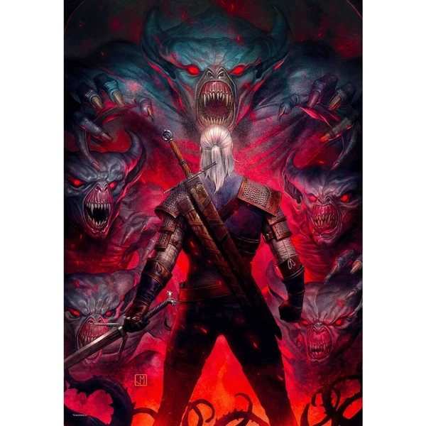 Comic Book Puzzle: The Witcher (Wiedźmin) Corvo Bianco (1000) - Puzzle - Obrázek d_e74fd9c345dd450ab8bf8bee53c7f77a